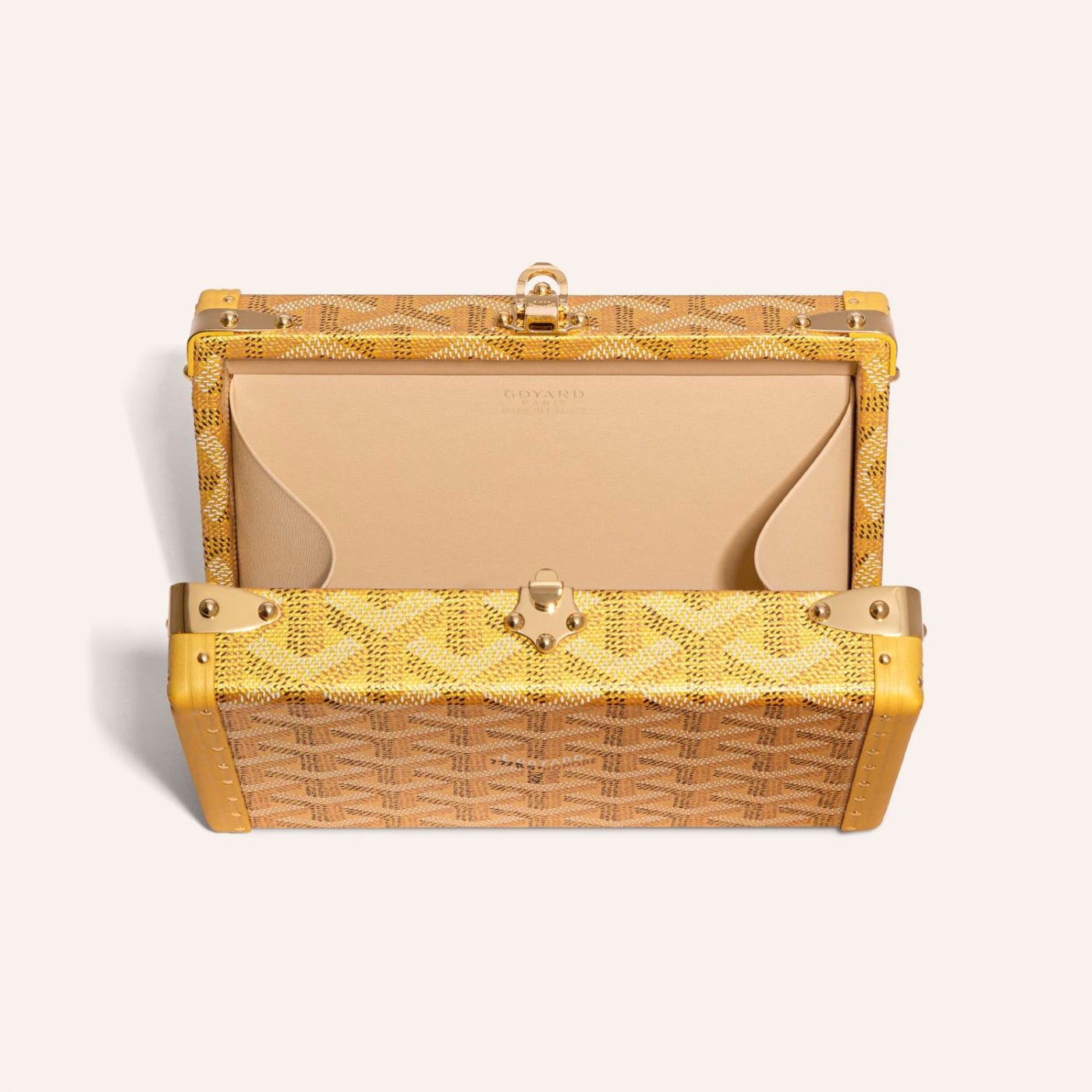 Goyard Minaudière Trunk Bag Yellow - Image 5